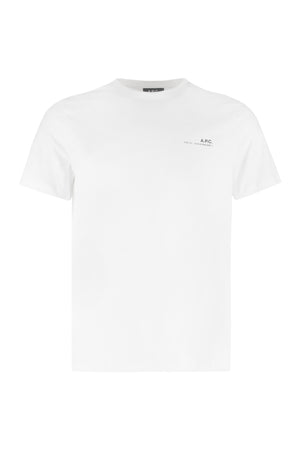 Cotton crew-neck T-shirt-0